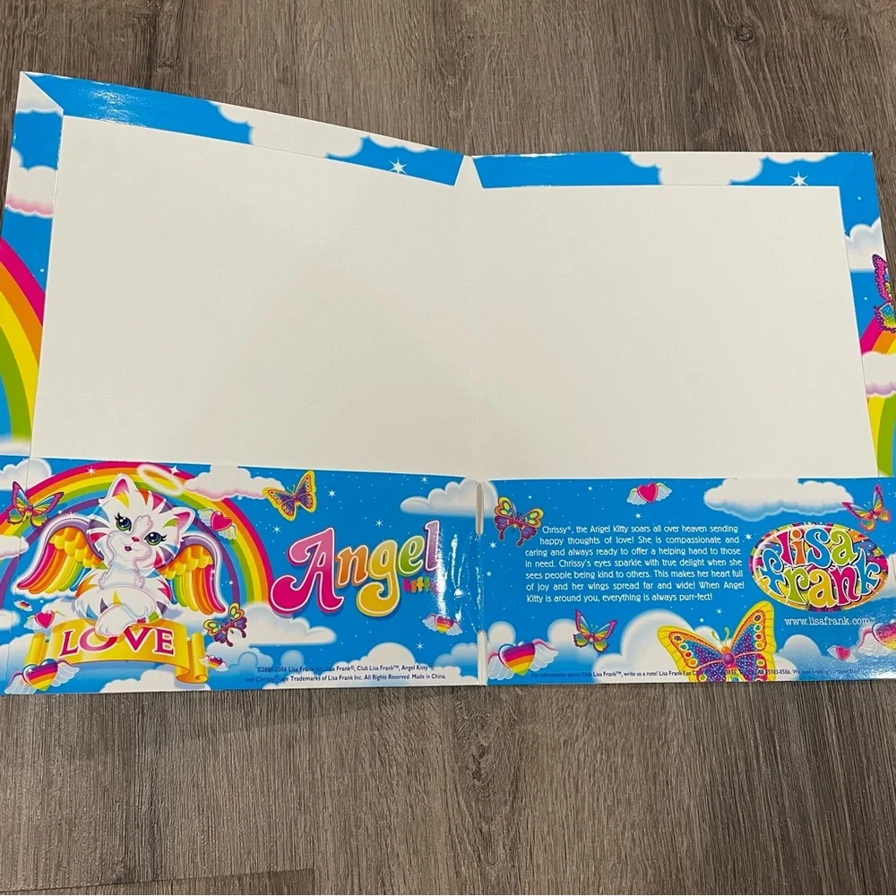 Lisa Frank Y2K Vintage Bright Colorful Folders Lot of 3 2005-2006